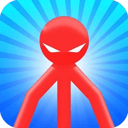 Red Stickman vs Monster School