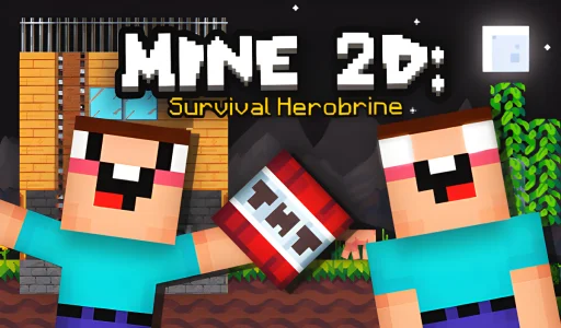 Mine 2d Survival Herobrine