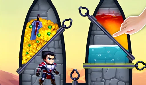 Hero Rescue Pull The Pin Puzzle