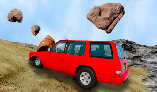 Car Crash Rockfall
