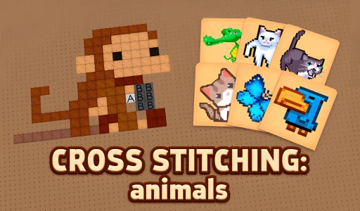 Cross Stitching Animals